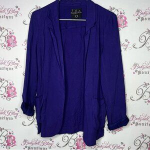 Talula Aritzia blazer purple business casual rare retro 2000s y2k. Size 2